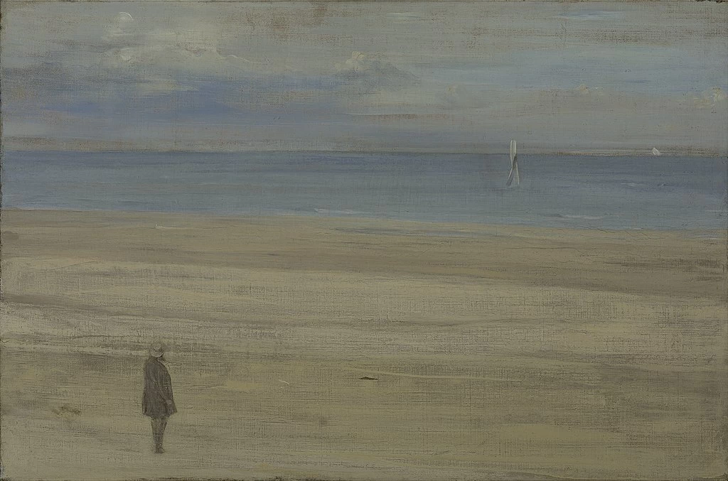 Ames McNeill Whistler - Armonia in blu e argento. Trouville